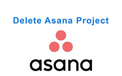 How to Delete an Asana Project?