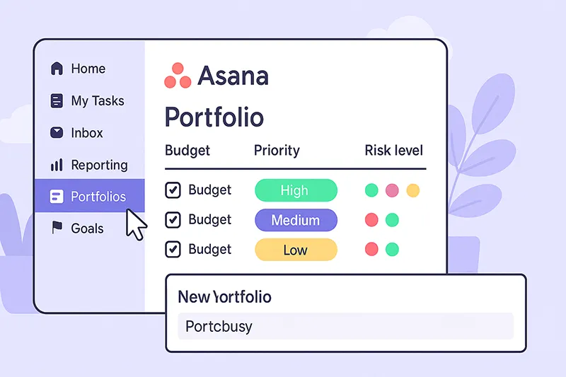 Custom Fields in Asana Portfolios