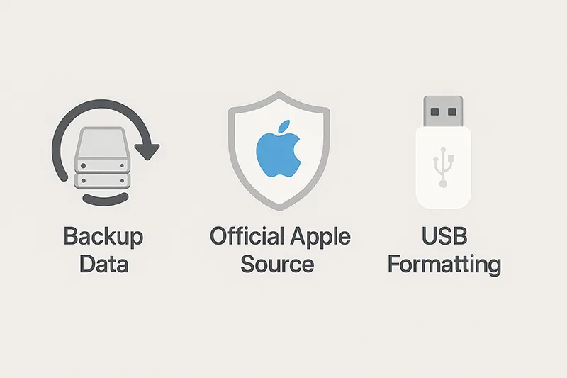 Security and backup tips for macOS bootable USB
