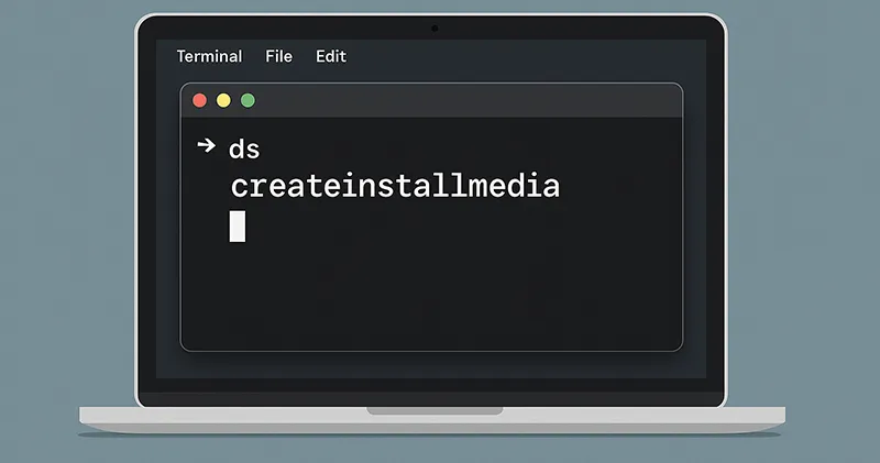 Using Terminal to create bootable macOS USB