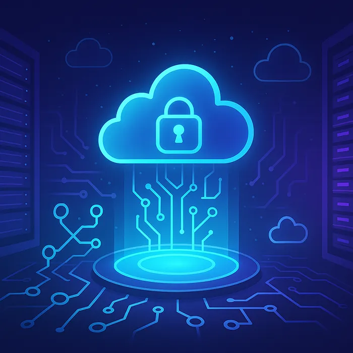 Futuristic concept of quantum computing in the cloud with holographic circuits