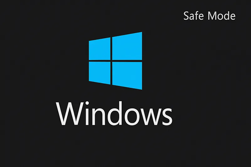 Windows PC booting into Safe Mode for malware removal.