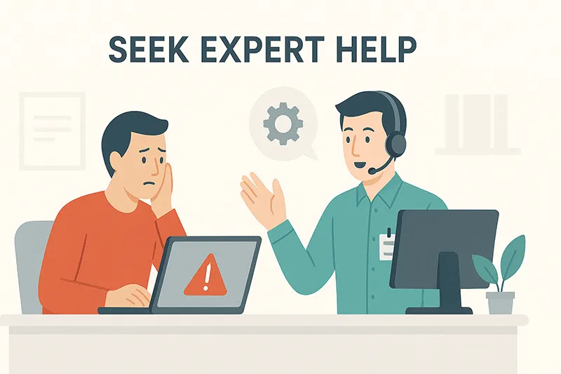 User seeking professional IT help for malware removal.