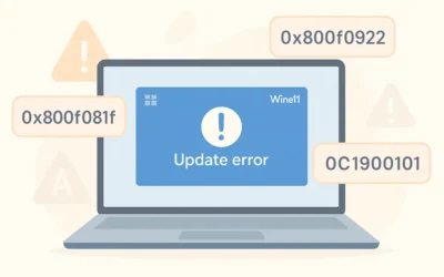 Fix Windows 11 Update Error Codes Explained (0x800f081f, 0x800f0922, 0xC1900101 & More)