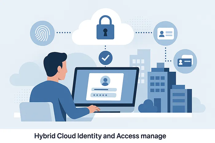 Hybrid cloud identity and access management system