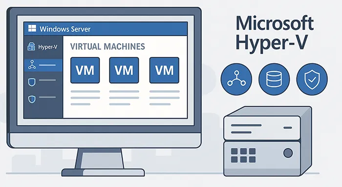 Microsoft Hyper-V virtualization dashboard
