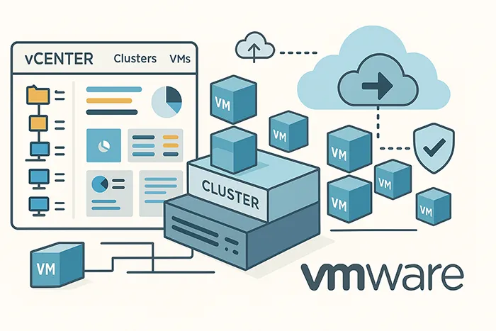 VMware vSphere virtualization dashboard