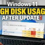 Windows 11 High Disk Usage After Update? How to Find the Cause and Fix It