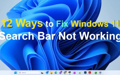 12 Ways to Fix Windows 11 Search Bar Not Working (2025 Updated Guide)