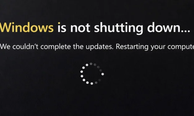 How to Fix Windows Not Shutting Down After Update