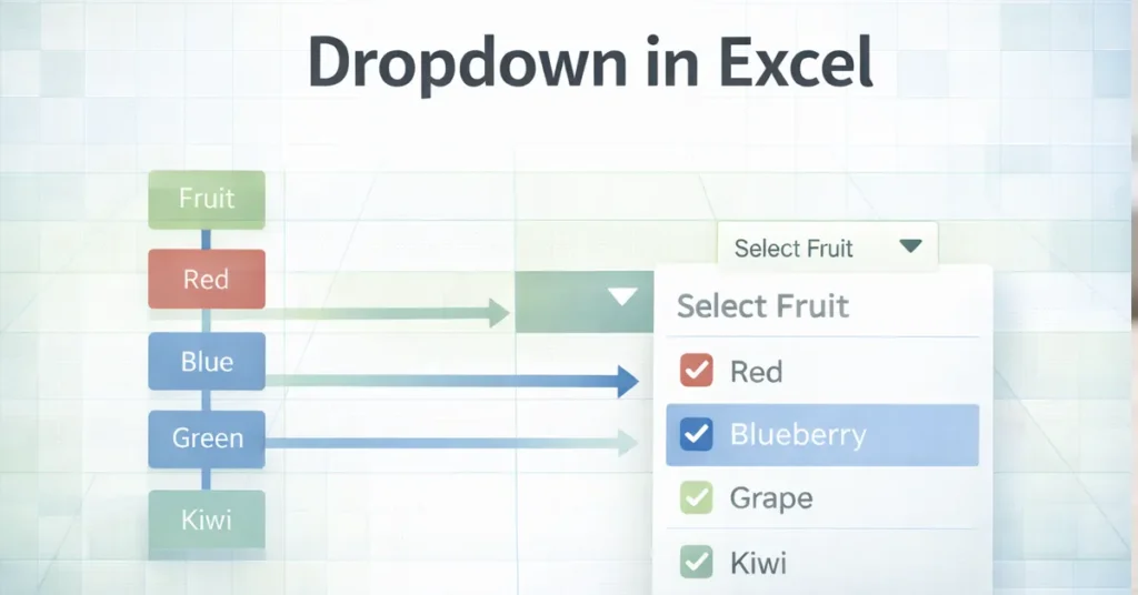 How to Create Dropdown Lists in Excel (Windows & macOS)