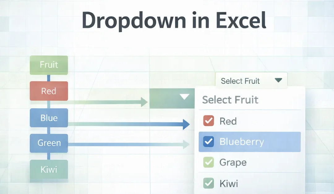 How to Create Dropdown Lists in Excel (Windows & macOS)