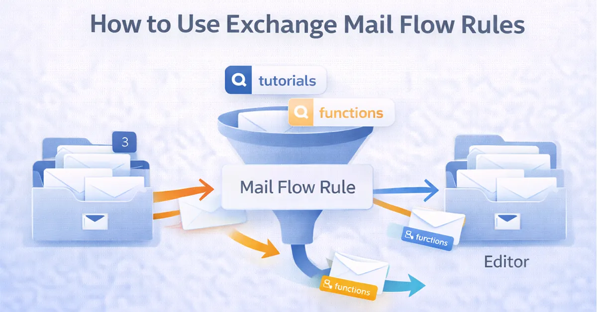 eac-mail-flow-rules Exchange mail flow rule keyword forwarding
