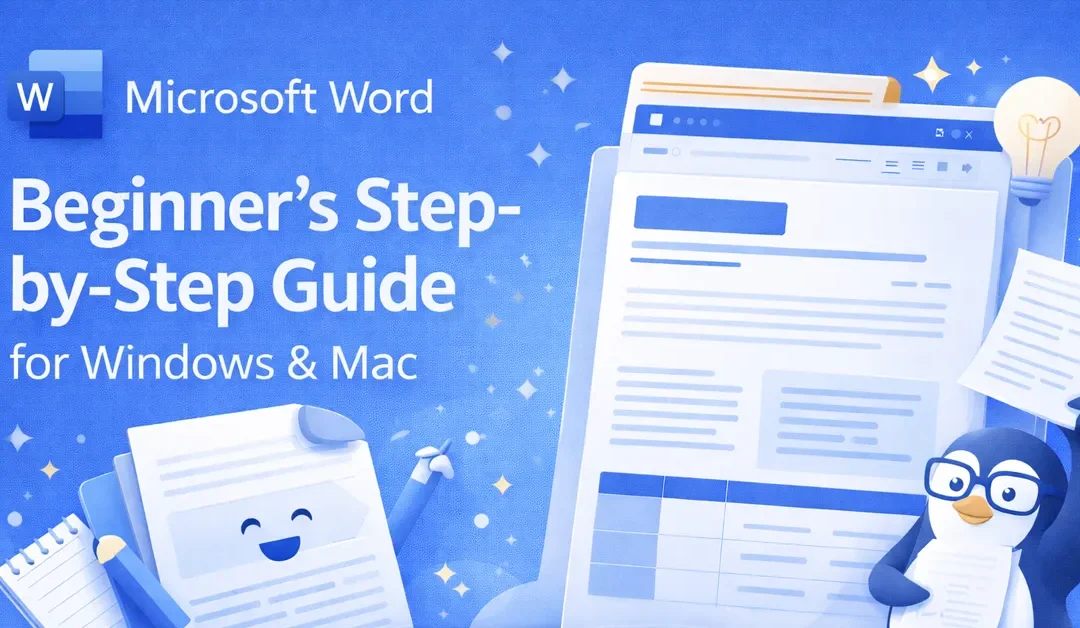 How to Use Microsoft Word (Beginner’s Step-by-Step Guide for Windows & Mac)