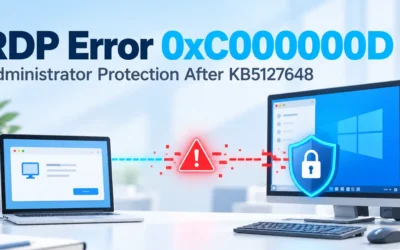 Remote Desktop Error 0xC000000D on Windows 11: Why Administrator Protection Breaks RDP